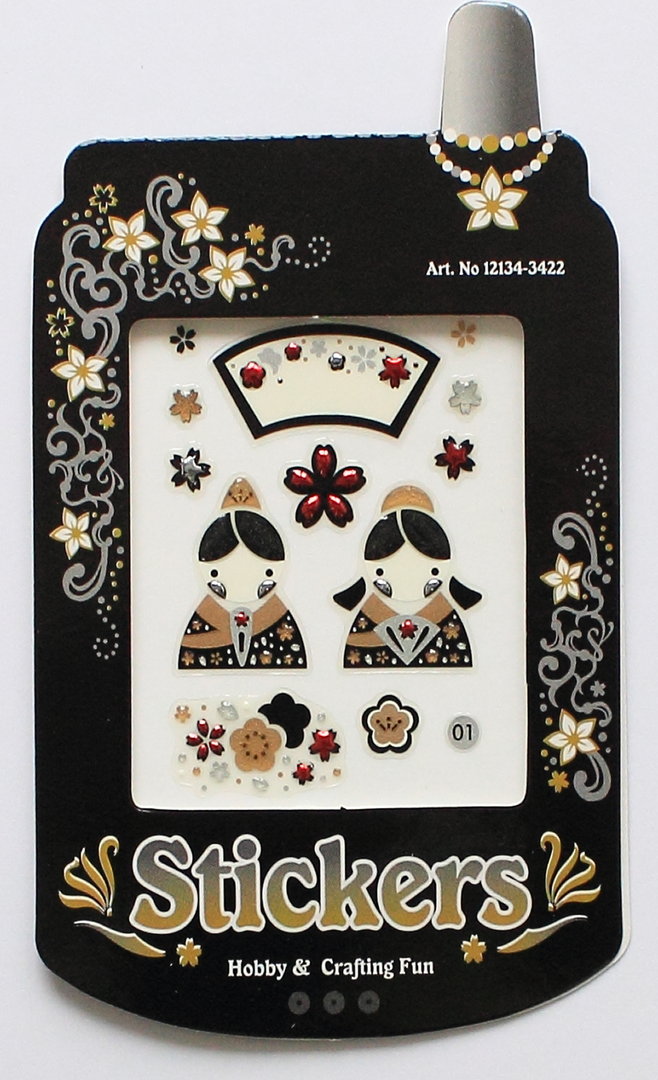 Handy - Sticker - selbstklebend Nr.3422 Lucky Couple