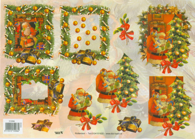 3D Schneidebogen Nr.2066 geprägt TBZ Motive Weihnachten