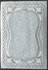 TBZ Kartenaufleger Nr.6006 Pergament Transparent Silberfolien Verzierung