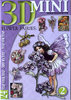 3D Mini Buch Nr.02 Flower Fairies - Elfen Motive