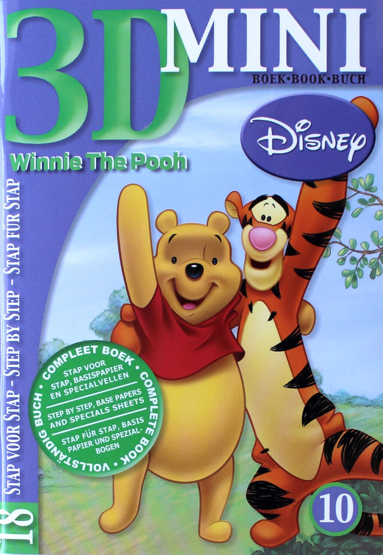 3D Mini Buch Nr.10 Winnie The Pooh - Disney
