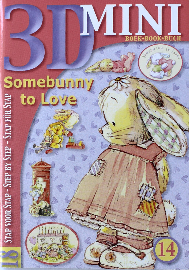 3D Mini Buch Nr.14 Somebunny To Love