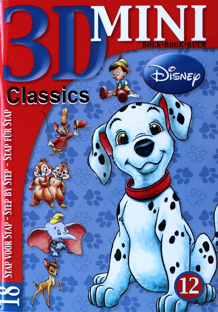 3D Mini Buch Nr.12 Disney Classics