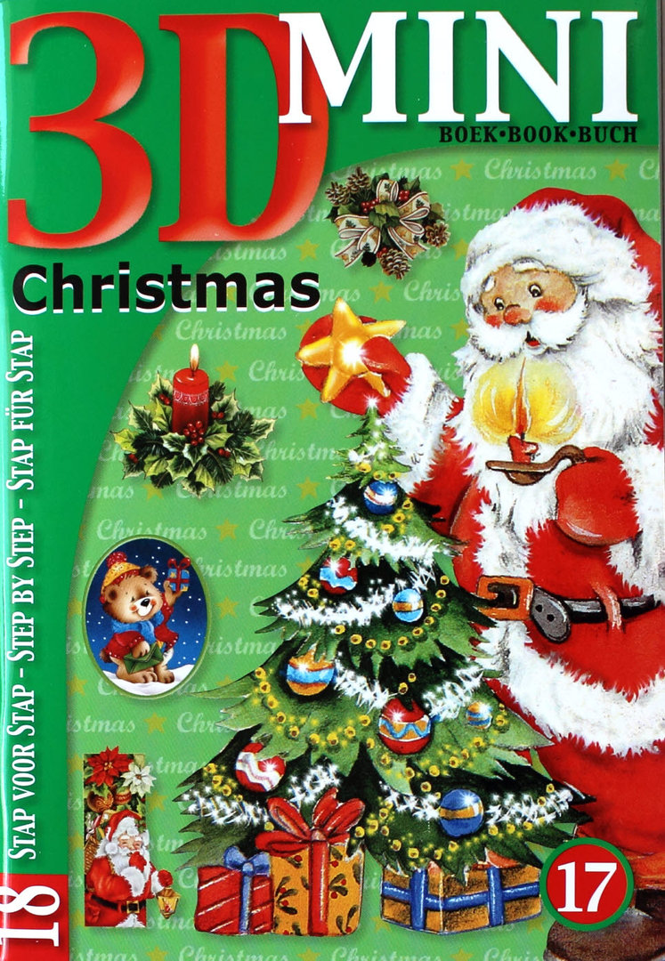 3D Mini Buch Nr.17 Christmas - Weihnachten