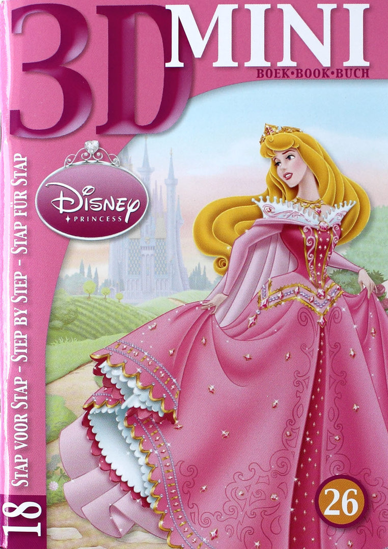 3D Mini Buch Nr.26 Princess Disney - Prinzessin