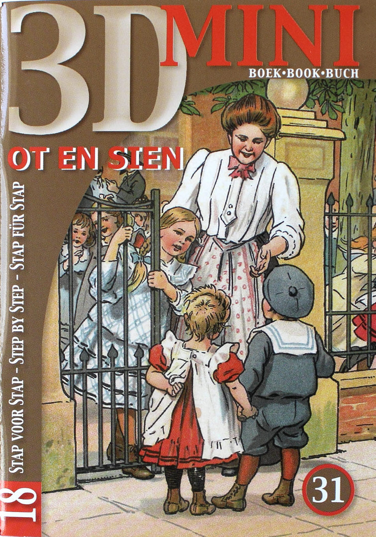 3D Mini Buch Nr.31 Ot en Sien - Nostalgische Motive