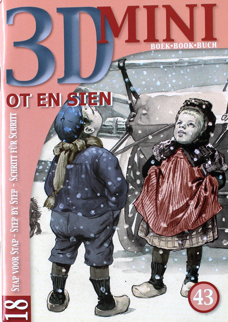 3D Mini Buch Nr.43 Ot en Sien - Nostalgische Winter Motive