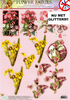 3D EASY Nr.050 Stanzbogen Flower Fairies Feen - Elfen Glitter