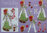 Set 20 Sarah Kay 3D Schneidebögen Weihnachten