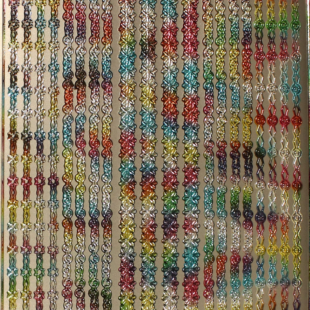 Sticker Nr.1990 Multi Ketten Bordüren Mix