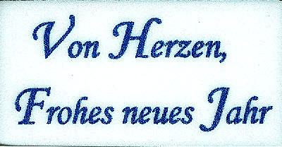 LaBlanche STEMPEL Nr.907 Text Spruch Wünsche f.d. Jahr