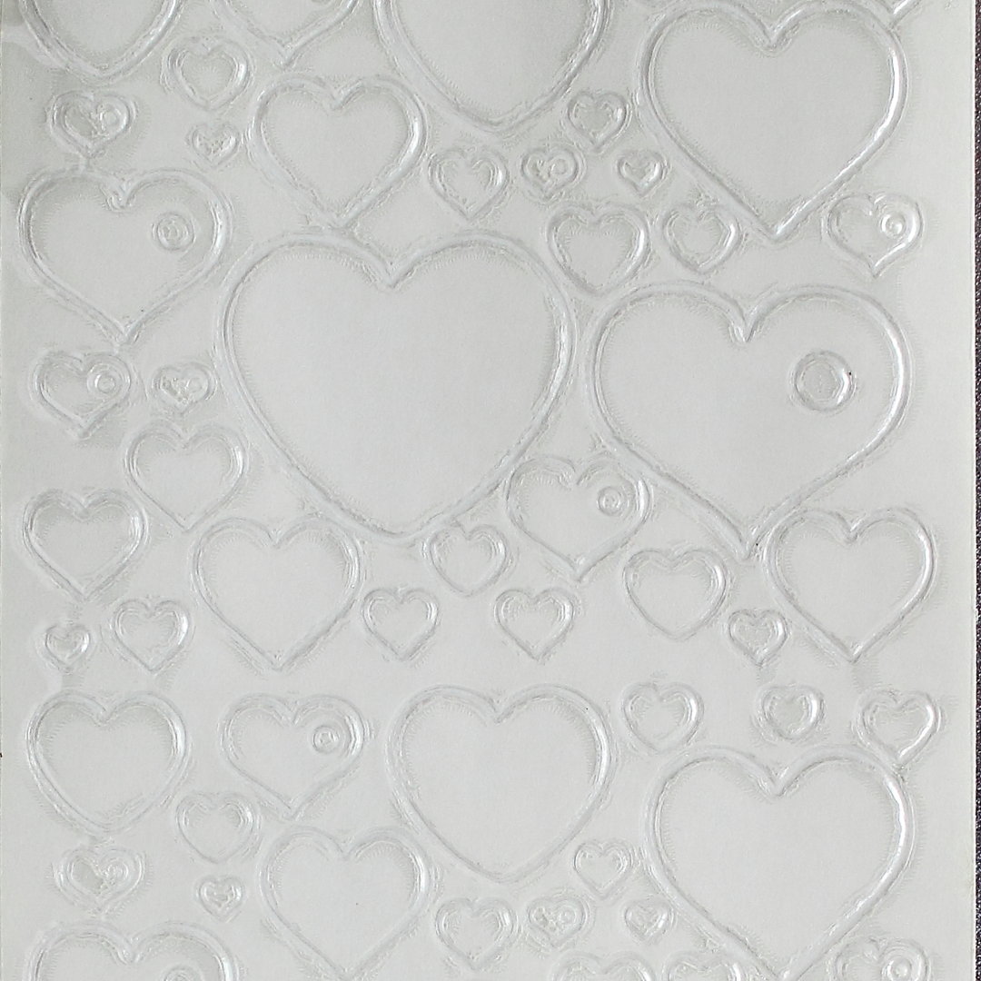 Sticker Sticky Shapes Nr.01 zweiseitig klebende div. Herzen