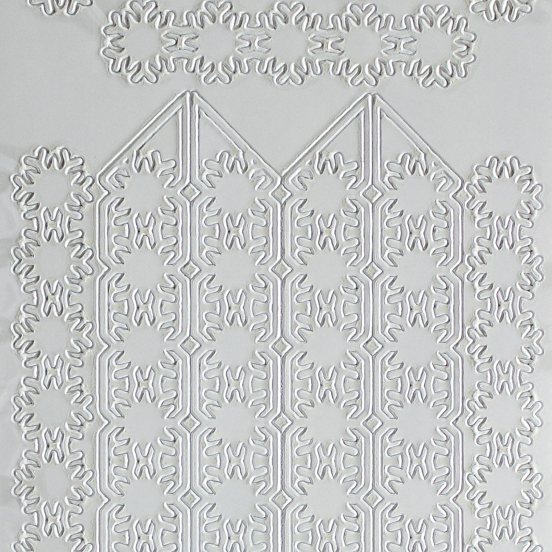 Sticker Sticky Shapes Nr.06 zweiseitig klebende Kristalle Borten