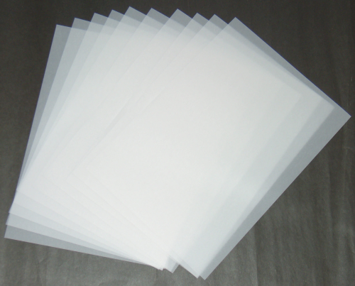 Pergamentpapier - Transparentpapier DIN A4 in Top 150g/m² Qualität 10 Blatt