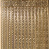 Sticker Nr.2042 Transparent Gold Bordüren Mix