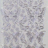 Glitzer Glimmer Sticker Nr.0124 Silber transparent Schmetterlinge