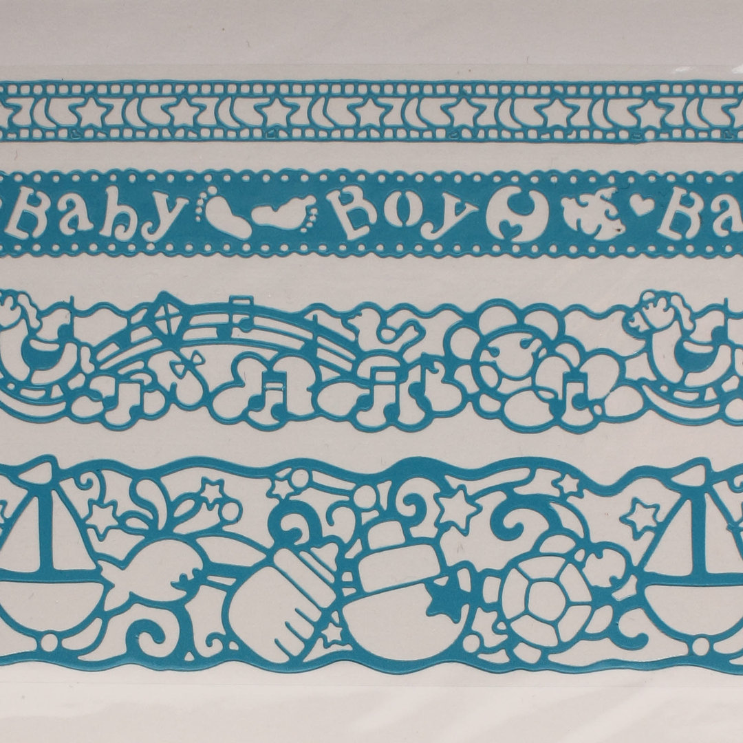 Lace Border Nr.703 Deko Borten Bordüren Sticker Baby Boy Scrapbooking