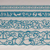 Lace Border Nr.703 Deko Borten Bordüren Sticker Baby Boy Scrapbooking