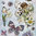 Geprägte Sticker Nr.8011A Blumen - Feen - Schmetterlinge mit Glitter