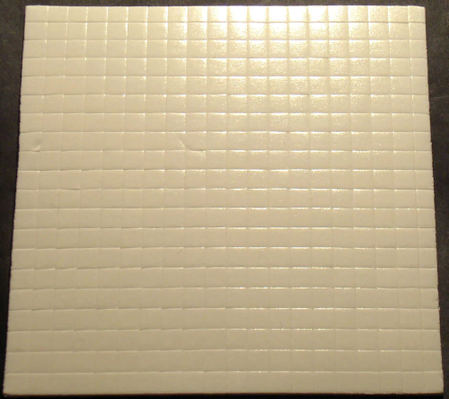 3D - Foam Pads 5 x 5 mm weiss, 2 mm doppelseitig klebend Nr.002