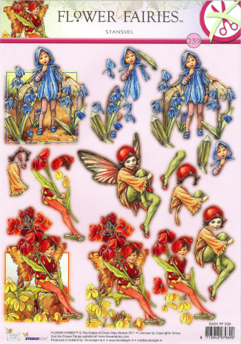 3D EASY Nr.239 Stanzbogen Flower Fairies Feen - Elfen