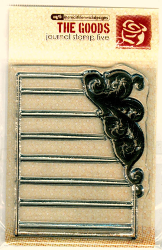 The Goods Clear journal stamp Stempel Nr.311 Schmuckstempel mit Linien