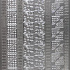 Sticker Nr.1034 Silber kleine Ecken Mix - Wellenlinien