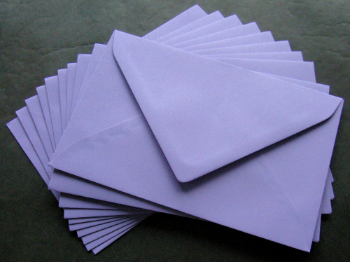 10 Briefumschläge B6 Nr.1480060 violett - cArt-Us -