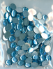 Strass - Glitzersteine Nr.3070 wasser blau oval 6x8 mm