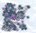 Strass - Glitzersteine Nr.3123 flieder / lila stern - blüten 5 mm
