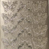 Sticker Nr.1631 Silber Schmetterlinge Butterfly