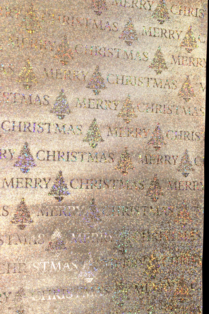 Effekt Deko Nr.1101 Bastelpapier A4 Holographisch Silber Merry - Christmas