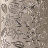 Sticker Nr.0076 Silber Blüten & Blätter