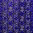 Glitzer Glimmer Sticker Nr.7007 Violet / Silber Blüten
