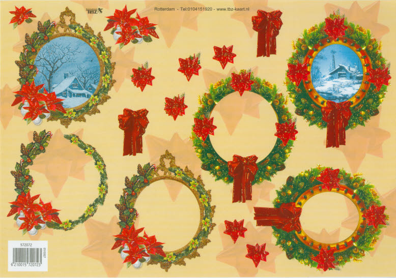 3D Schneidebogen Nr.2072 geprägt TBZ Motive Weihnachten