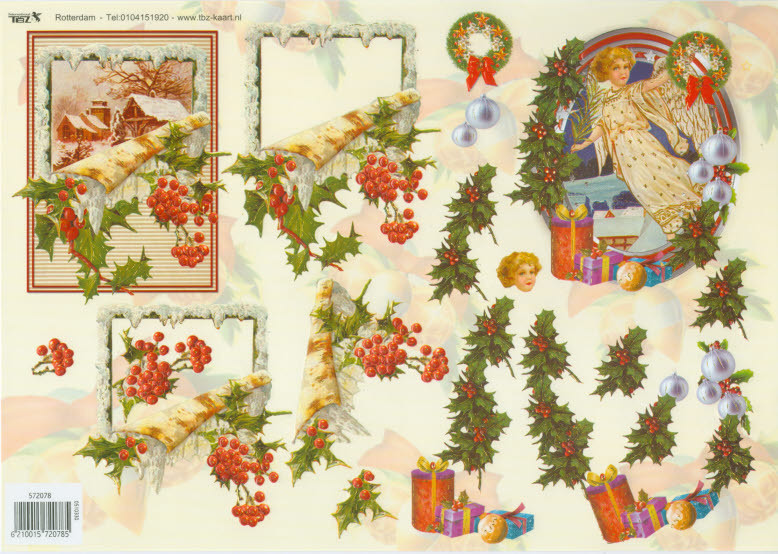 3D Schneidebogen Nr.2078 geprägt TBZ Motive Weihnachten