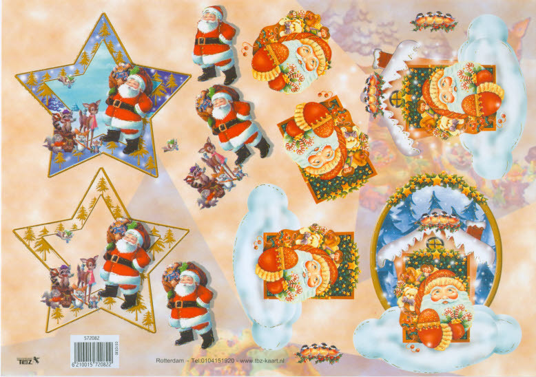 3D Schneidebogen Nr.2082 geprägt TBZ Motive Weihnachten