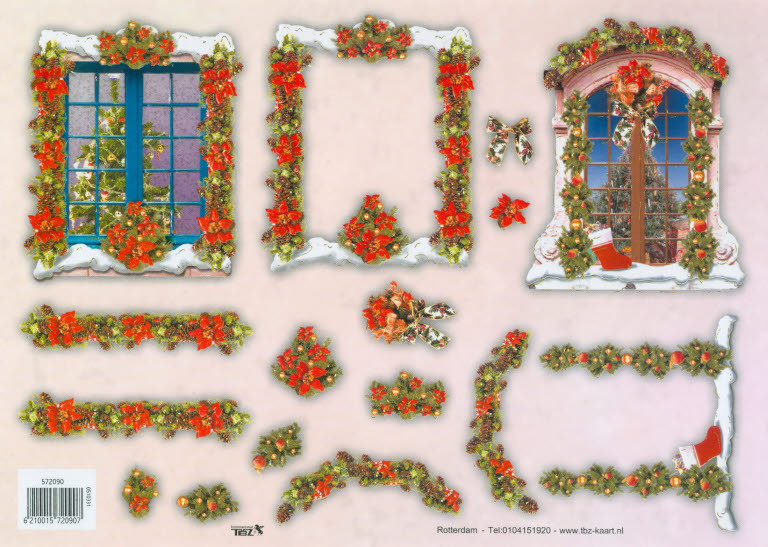 3D Schneidebogen Nr.2090 geprägt TBZ Motive Weihnachten