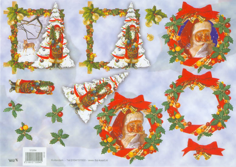 3D Schneidebogen Nr.2094 geprägt TBZ Motive Weihnachten