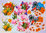 3D Schneidebogen Nr.4442 geprägt TBZ bunte Blumen Gestecke
