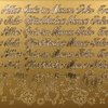 Sticker Nr.1064 Gold Text Schreibschrift Prost Neujahr & Motive