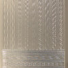 Sticker Nr.6561 Silber Borten Bordüren Linien Mix
