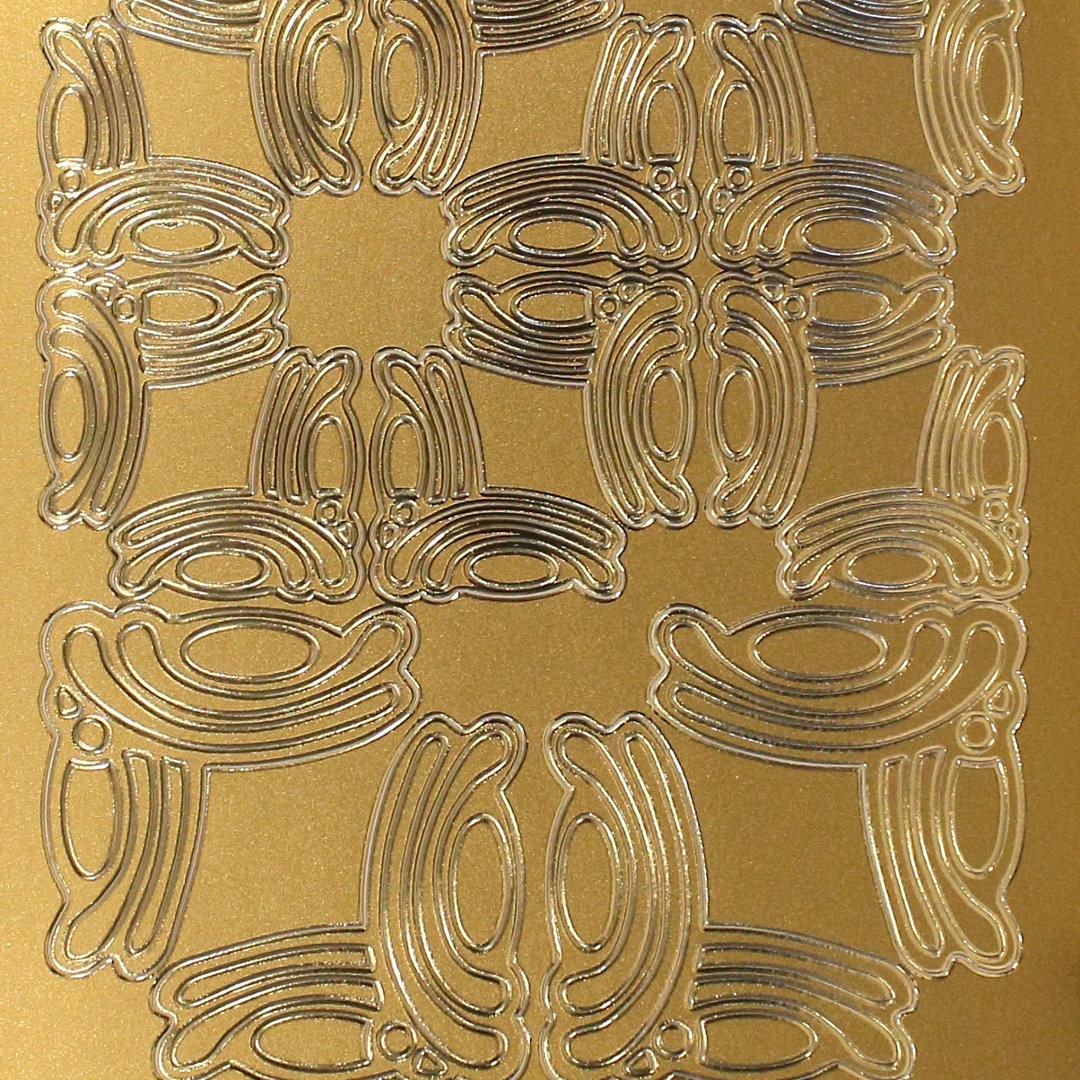Sticker Nr.6809 Gold Fantasie Ornamente