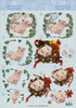 3D Schneidebogen A4 Nr.8052 Weihnachten Neujahr Schwein