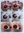 3D Pyramid Stanzbögen & Karten Nr.508 Set.08 Mini Geschenkbox - Blumen