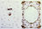 TBZ Pergament Transparent Karte genutet Nr.3013 geprägt Blüten