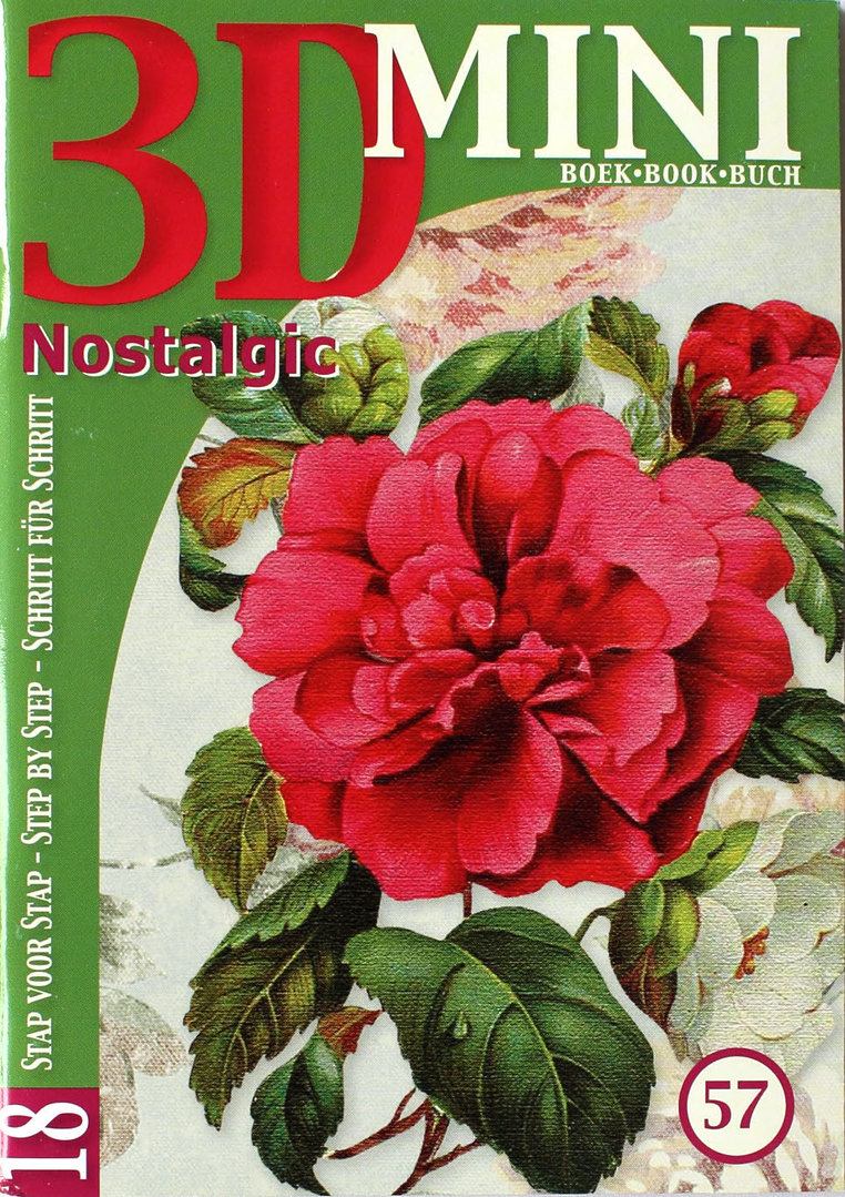3D Mini Buch Nr.57 Nostalgic - Nostalgische - Motive