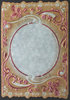 TBZ Kartenaufleger Nr.6035 Pergament Transparent Pink metallic Folien Verzierung