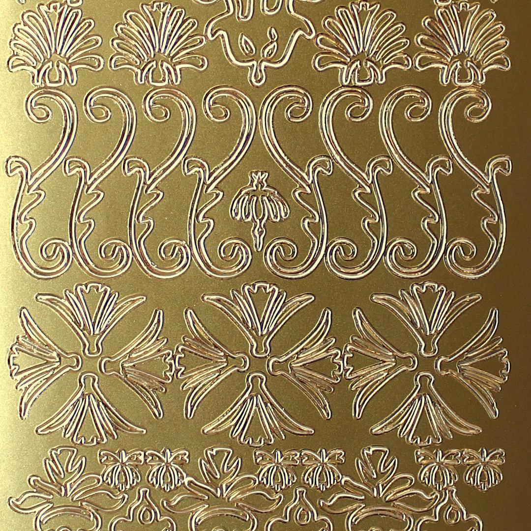 Sticker Nr.1048 Gold Ornamente