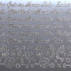 Sticker Nr.1064 Silber Text Schreibschrift Prost Neujahr & Motive